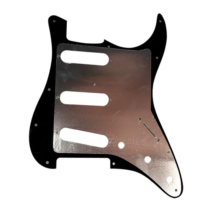 Pleroo Guitar Parts -For US Fd Left Handed Strat 72\'11 Screw Hole Guitar Pickguard & Back Plate Scratch Plate Multicolor Choice