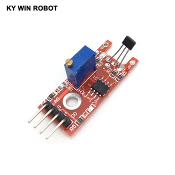 Akıllı elektronik 4pin KY-024 doğrusal manyetik Hall anahtarları hız sayma sensörü modülü arduino DIY kiti için