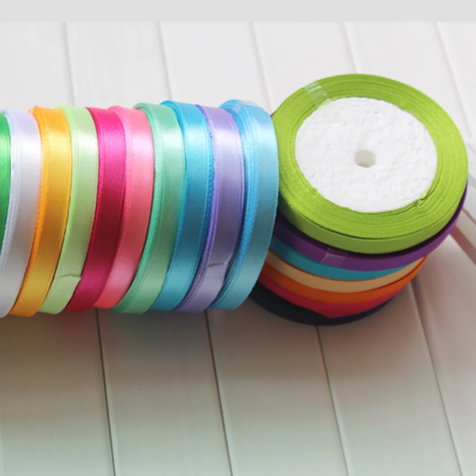 3 8 inch 10mm width color ribbon belt gift packing wedding decoration 25yards roll 20 rolls 500yards min order