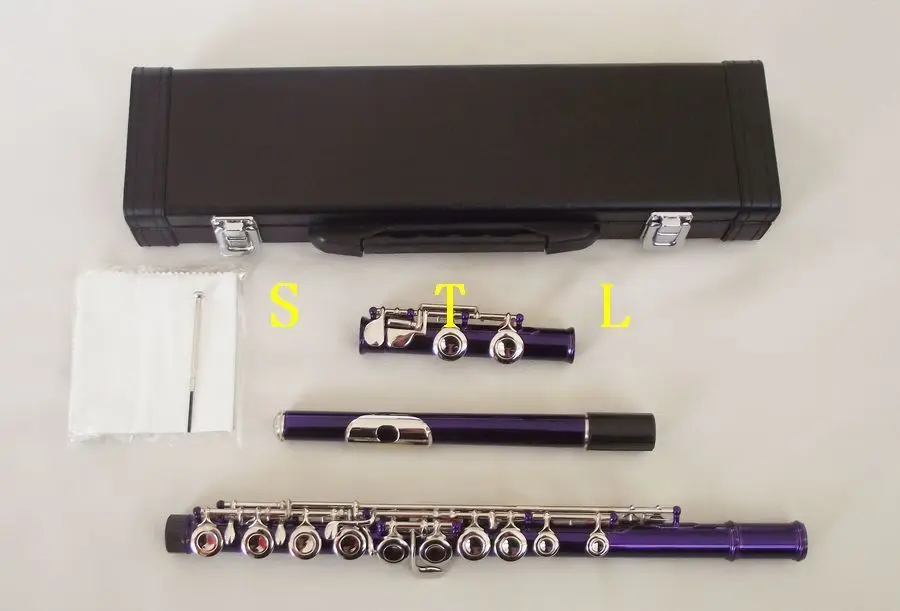 Excellence Color 16 closed hole Purple flute +E +Case C key