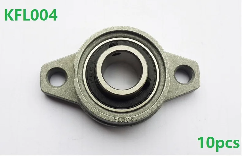 

10pcs/lot KFL004 FL004 20mm zinc alloy bearing units pillow block 20 mm bearings flange block bearing CNC parts