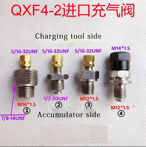 QXF4-2 accumulator charging valve Nitrogen valve for NXQ type 5/16