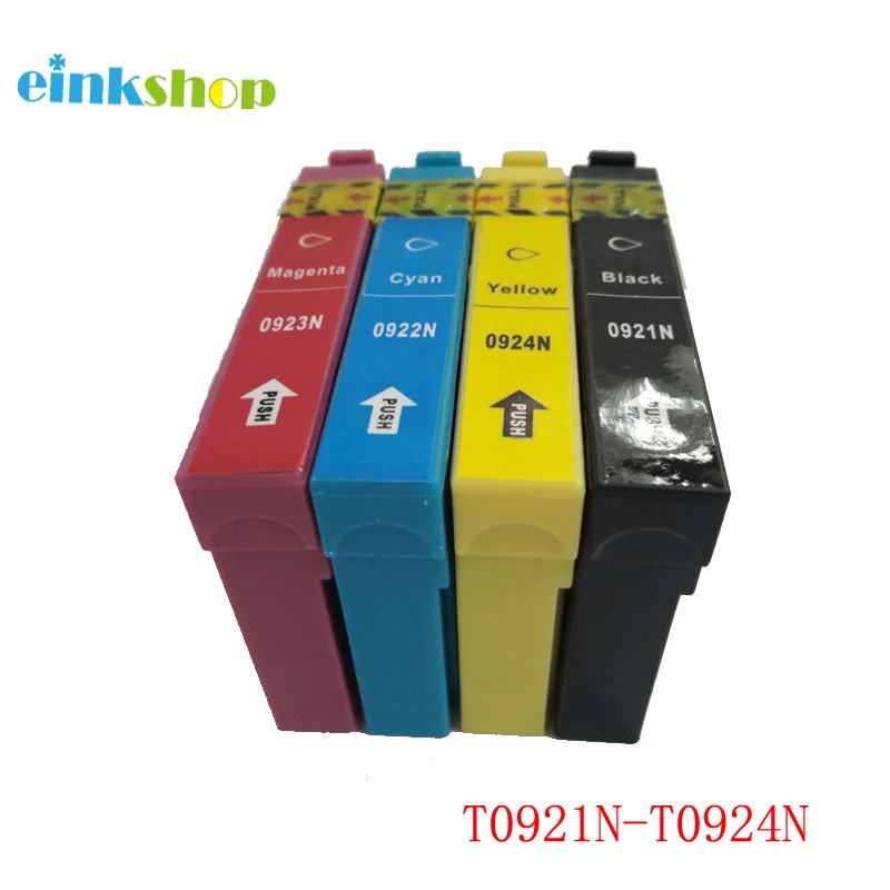 einkshop T0921N T0921 - T0924 Ink Cartridge For Epson Stylus CX4300 TX117 T26 T27 TX106 TX119 TX109 C91 Printer T0921 T0921N Ink