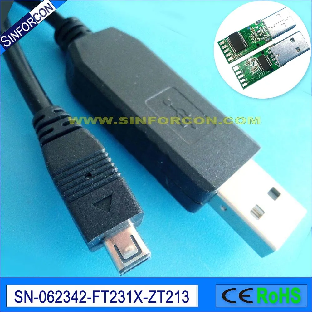 Kabel adaptera szeregowego USB RS232 na Mini 4P do kabla programowego skanera BC250 BC296 Uniden