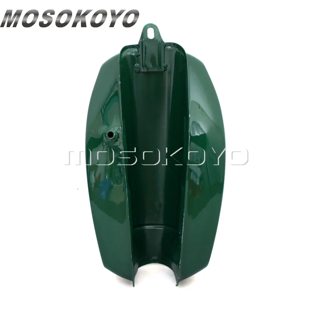 Motorcycle Green Orange Oil Tank Gas Fuel Tank + 2 Side Cover for Simson S50 S51 S70