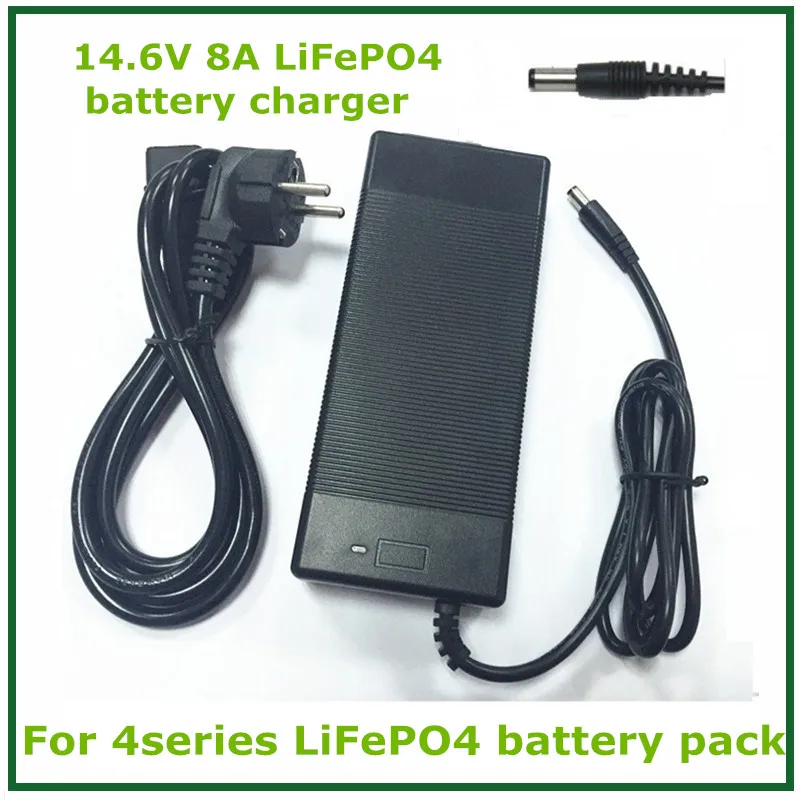 

4S Lifepo4 Battery charger 14.4 or 14.6V8A Lifepo4 battery charger with 8A constant charging current