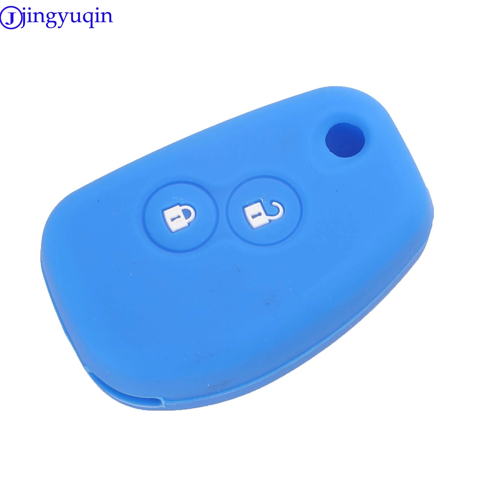 jingyuqin 2B Remote Key Silicone Cover Case for Renault Dacia Modus Logan Clio 2B Folding Flid