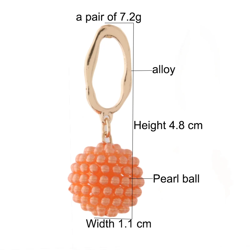 NeeFu WoFu Drop Freshwater Pearl Dangle Earring For Woman Brand Gold Color Irregular Charms Oorbellen Wholesale Fashion Jewelry