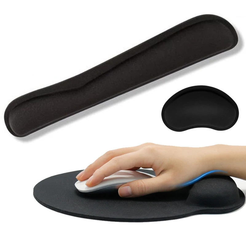 Yeni bilek istirahat Mouse Pad kaymaz taban bilek istirahat Pad ergonomik Mousepad Typist ofis oyun PC dizüstü bilgisayar