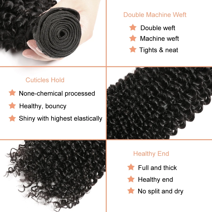 Gossip Hair Mongolian Kinky Curly Hair Bundles Remy Human Hair Extensions Can Buy 3/4 Bundles Thick Kinky Curly Bundles