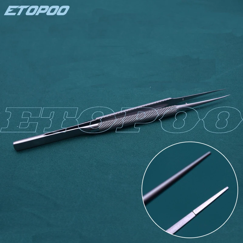 11cm/14cm/16cm/18cm Stainless Steel Round Handle Micro Tweezers Surgical Tweezers Professional Maintenance Tool