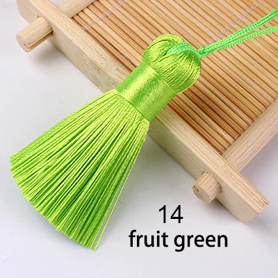 5 Stück/Set 5cm Quasten Hängende Seidenquasten Fransen zum Nähen Zierquasten Schlüsselanhänger DIY Dekorative Vorhang-Accessoires – Detail 28