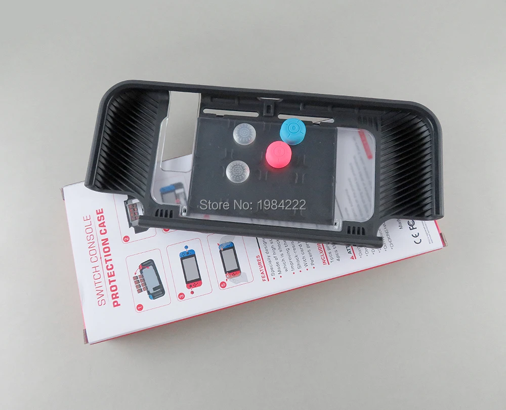 1 zestaw miękkich etui ochronnych z TPU do konsoli Switch NS NX Uchwyt z gniazdem na kartę do gier Osłony antywstrząsowe 6 w 1