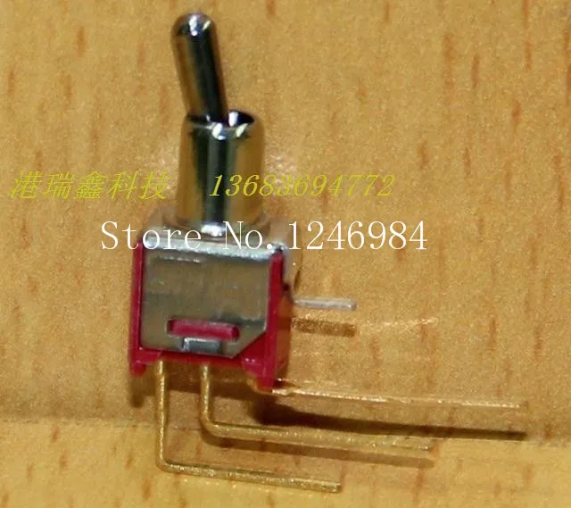 

[SA]Taiwan SH Toggle Toggle Switch 3 feet scoliosis gilt pins welded plate switch TS-8--50pcs/lot