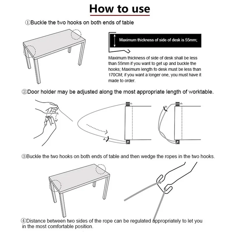 Pies de escritorio ajustables, hamaca de pies, Pedal de descanso, herramienta de cuidado de silla de escritorio, hamaca para oficina, hogar y exterior