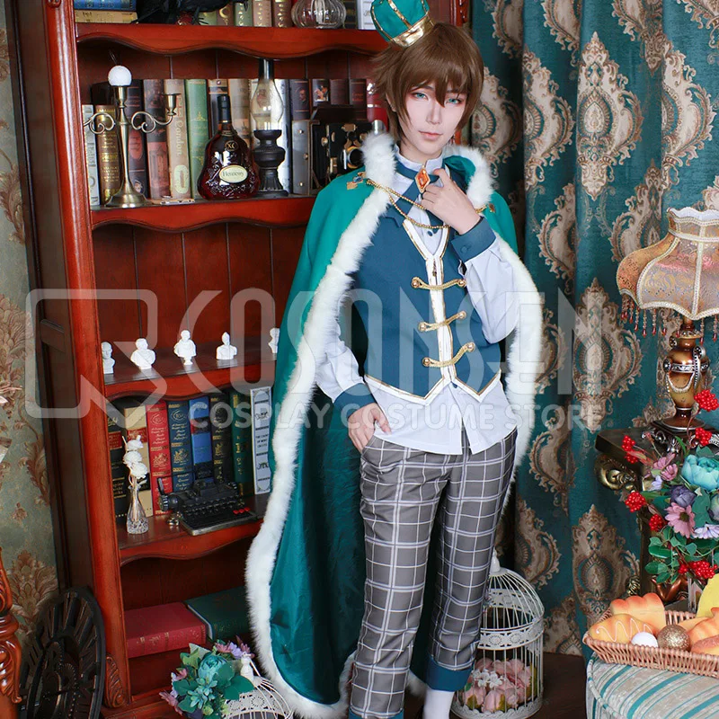 

Ensemble Stars Takamine Midori Little Kings COSPLAYONSEN Cosplay Costume Full Set with Hat+ Cloak