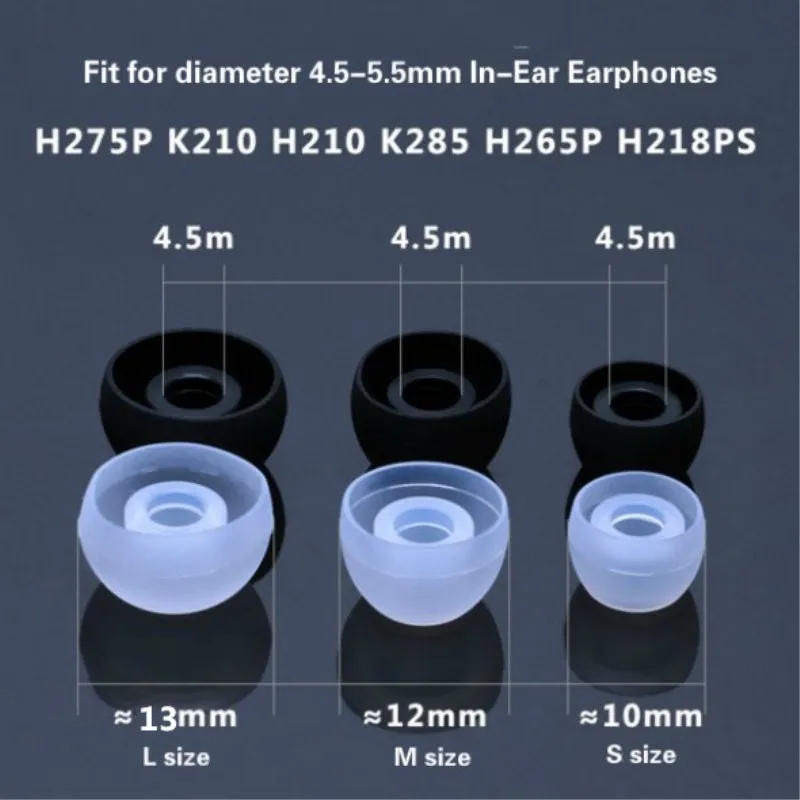24 Pairs Silicone Ear Tips Replacement Ear Buds Ear Pads Covers For Most In-ear Earphone MP3/MP4 Headphones Ear Gels image 3