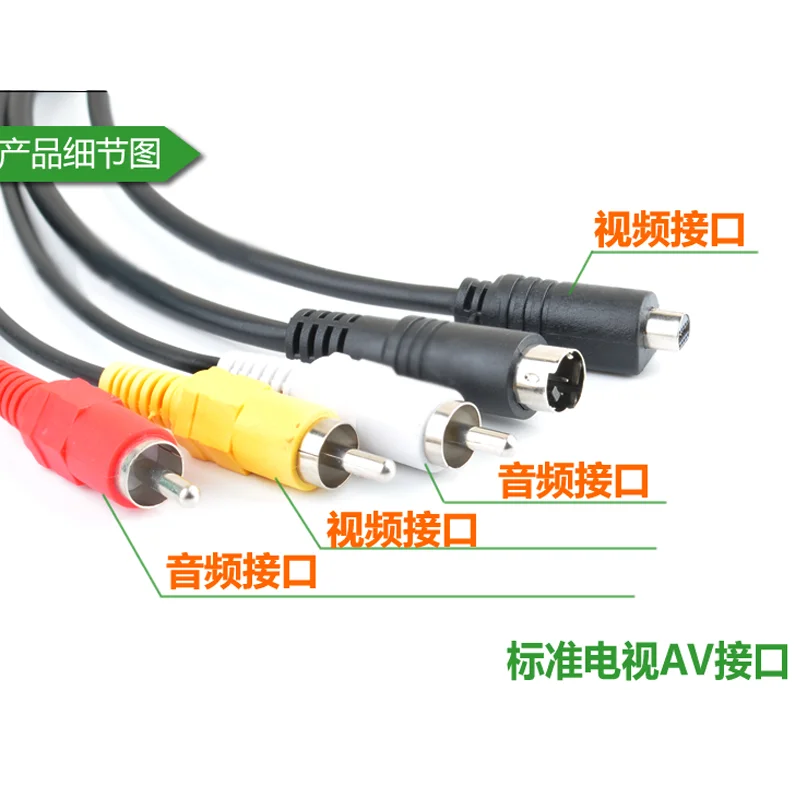 AV A/V kabel/przewรณd do SONY Handycam MiniDV HDD VMC-15FS VMC15FS DCR-DVD908 DVD708 DVD755 DVD908E DVD905 DVD805 DVD905E DVD808
