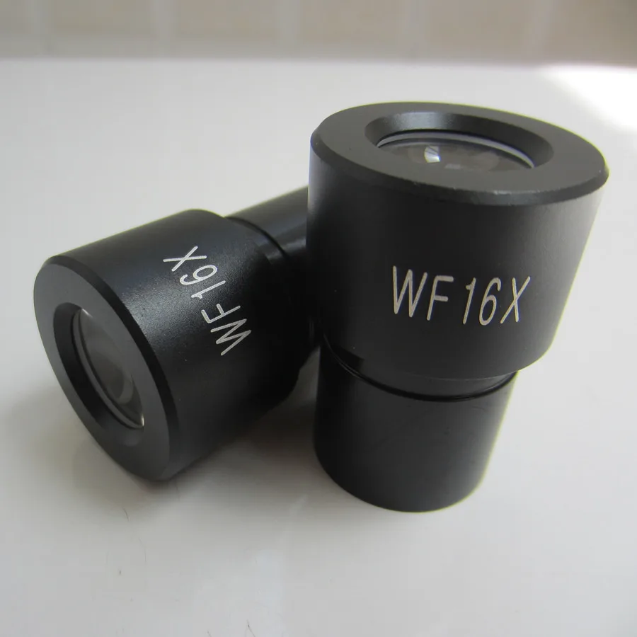 WF16X/13mm Wide Angle Biological Microscope Eyepiece Lens Compound with Mounting Size 23.2mm