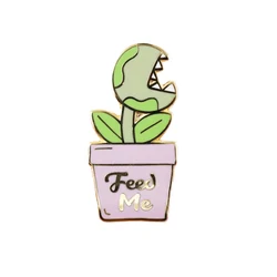 Feed Me Venus Fly Trap Enamel Pin