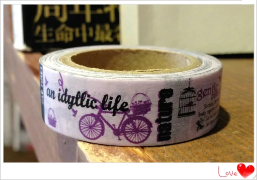 

Beautiful 15mm*10m high quality washi paper tape/an idyllic life masking japan washi tape