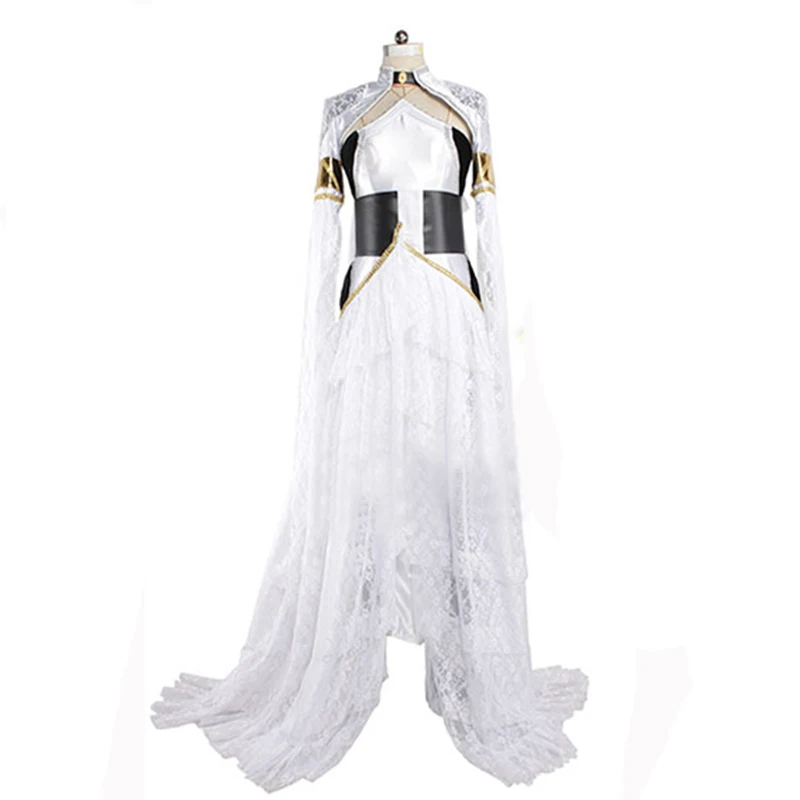 

Lunafreya Nox Fleuret Dress Cosplay Costumes FF15 with Cloak 110