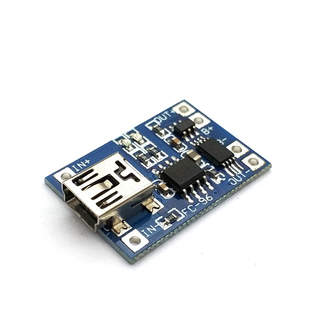 TP4056 MINI USB 5 V 1A 18650 Lithium-Batterie Lade Bord Ladegerät Modul + Schutz Dual Funktionen