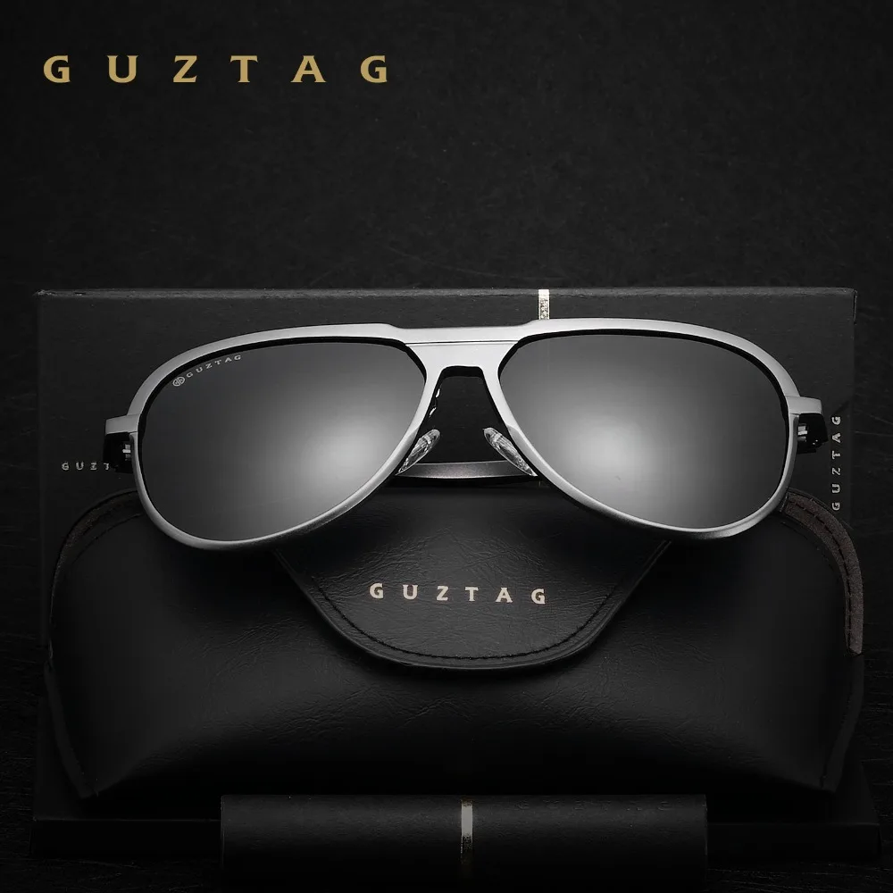 GUZTAG Unisex Sunglasses Aluminum  Polarized UV400 Mirror Classic Sun Glasses Men Women Driving Vaction For Female Male G9828