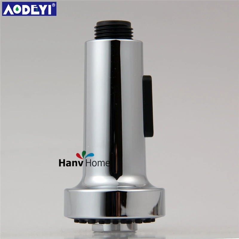 ABS Brushed Nickel  Kitchen Faucet  Sink Sprayer  Pull Out Nozzle  Pull Out Spray Kitchen Faucet Replacement Shower Spray Head