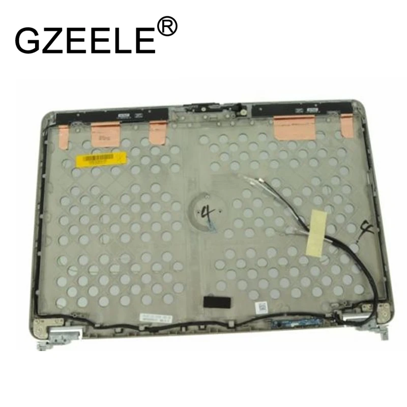 

GZEELE New for Dell Latitude E6440 LCD top Back Cover Lid Assembly with Hinges M16D4 8PNMP 0K8X8M silver