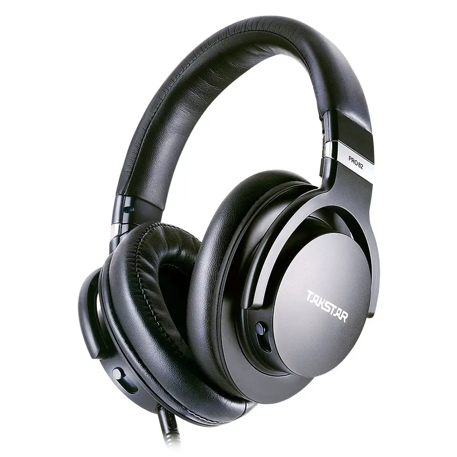 Оригинальные профессиональные мониторные наушники Takstar PRO82 / pro 82, Hi-Fi гарнитура для стерео ПК, записи и игр, регулируемые басы