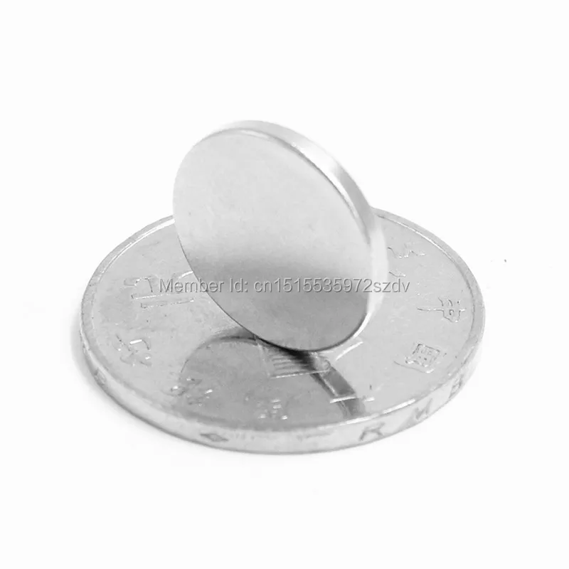 500pcs Strong Round Dia  15mm x 2mm N35 Rare Earth Neodymium Magnet Art Craft Fridge 15x2mm