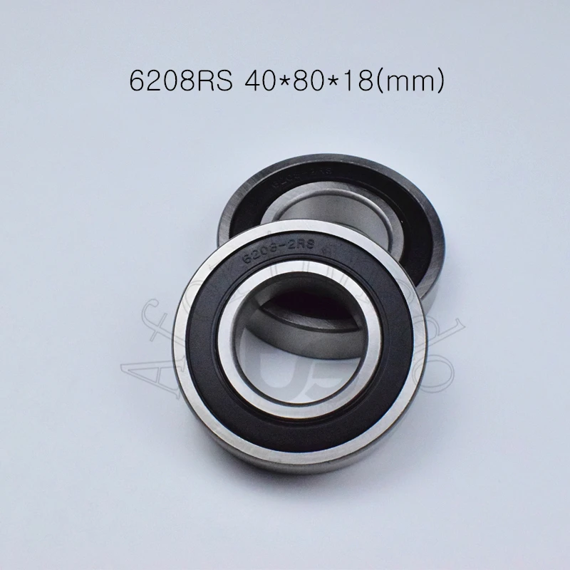 

6208RS 40*80*18(mm) 1Piece bearings ABEC-5 rubber sealing bearings 6208 6208RS chrome steel deep groove bearing