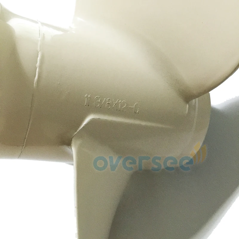 المروحة الألومنيوم OVERSEE 663-45952-02-EL 11-3/8x12-F تحل محل محرك ياماها الخارجي 0HP 50HP 663-45952-02-EL