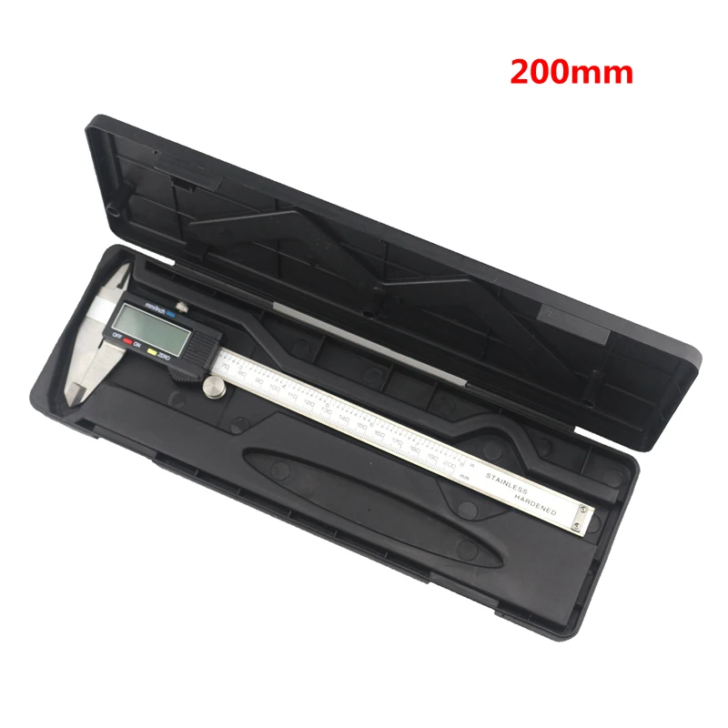 Digital 200mm Vernier Caliper 8 inch Electronic Stainless Steel Caliper 0.01mm Ruller Measuring Tools Micrometer