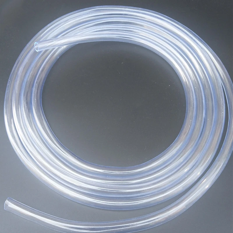 5m/Lot ID 6mm-12mm Garden Watering Plastic Hose PVC Flexible Transparent Water Tube