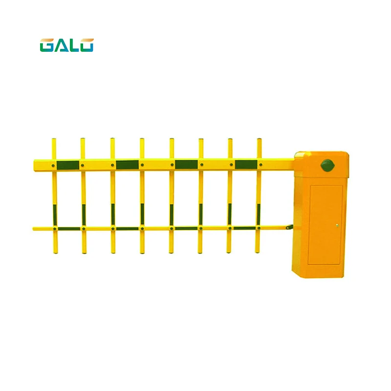 Automatic parking gate barrier with Double fence boom,stop car system