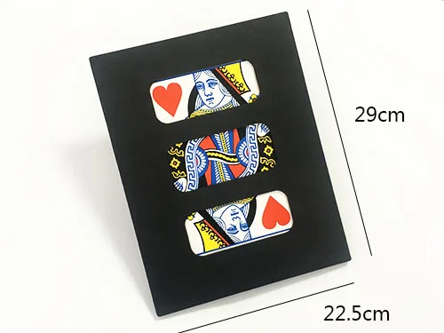 Jumbo Zig Zag Card (size 29 x 22.5cm) Magic Tricks Cut Poker Restore Magia Magician Stage Illusion Gimmick Prop Funny Mentalism