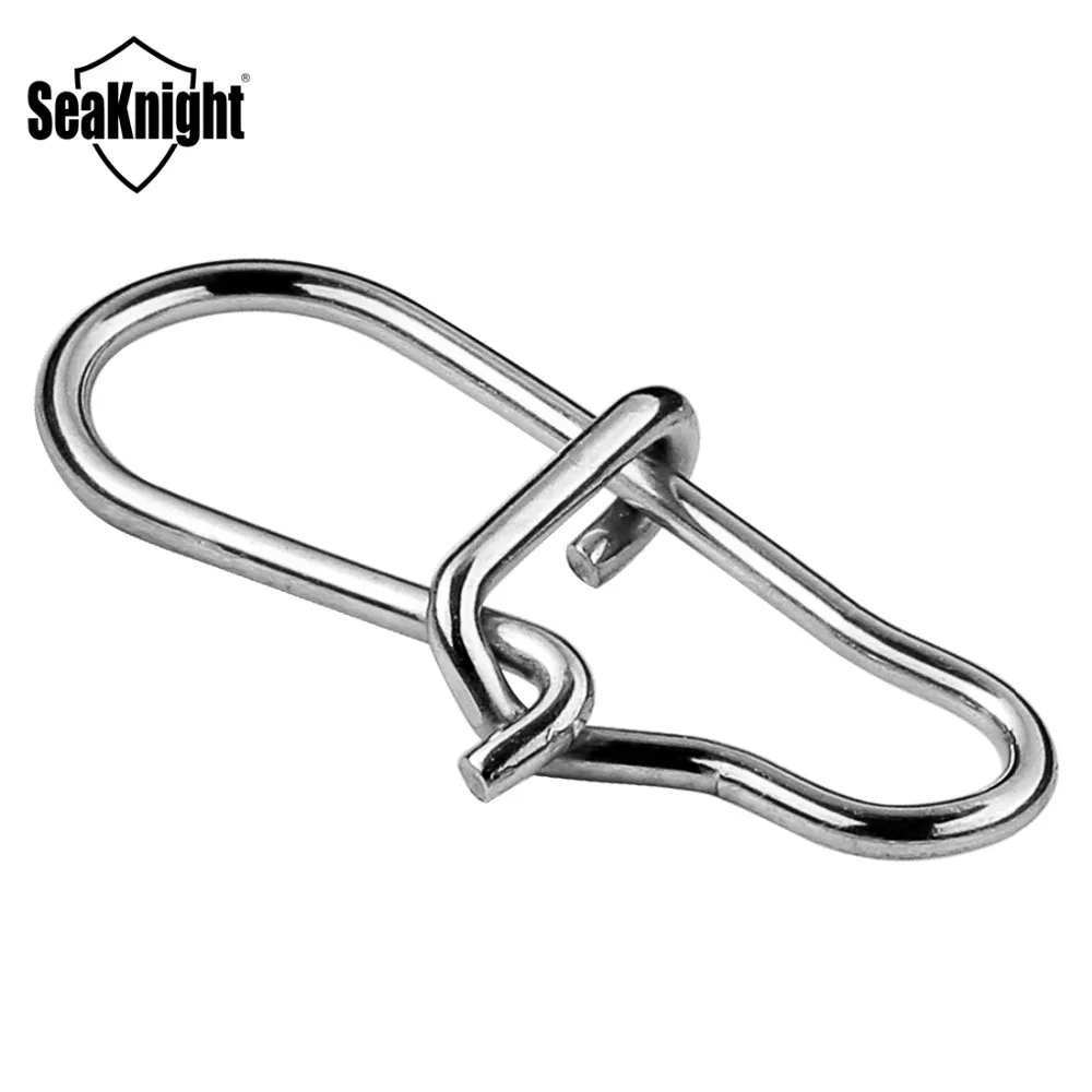 SeaKnight 50 шт./лот, рыболовный соединитель, поворотный крючок из нержавеющей стали, поворотные кольца, аксессуары для рыбалки, инструмент 0 #   1 #   2 #