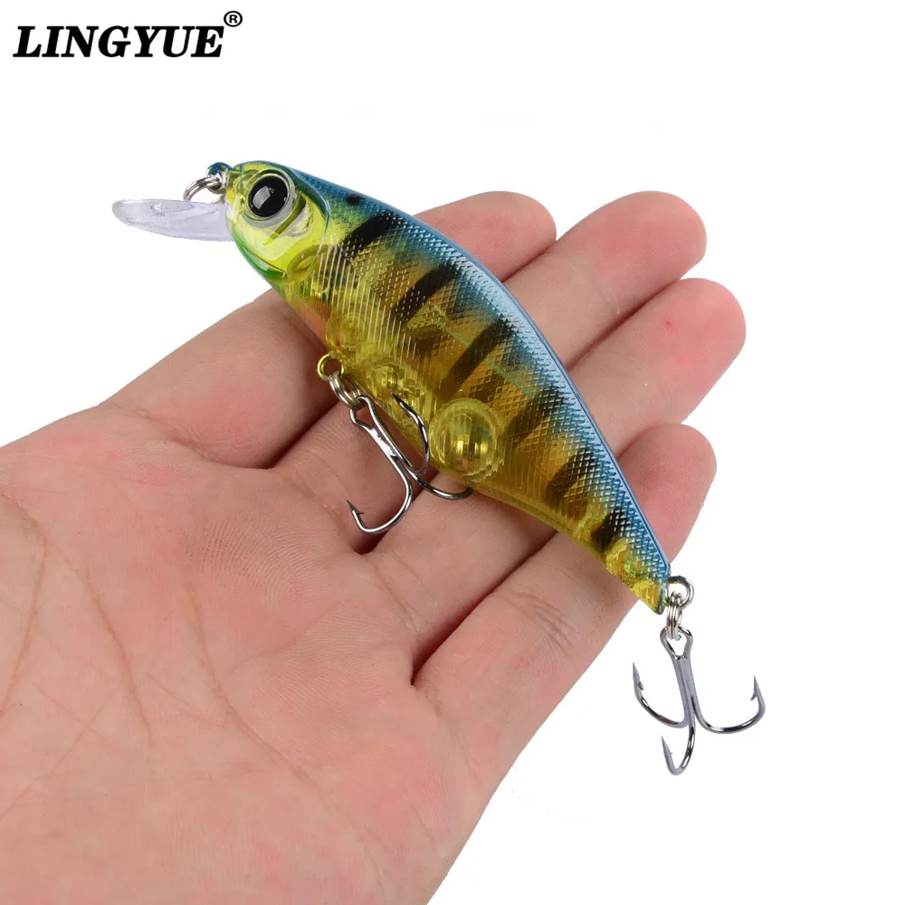 LINGYUE 1PCS Fishing Lure 90mm 11.5g Classical Crankbait Fat Minnow Fishing Bait Rattle Wobbler Isca Artificial Japan Pesca image 3