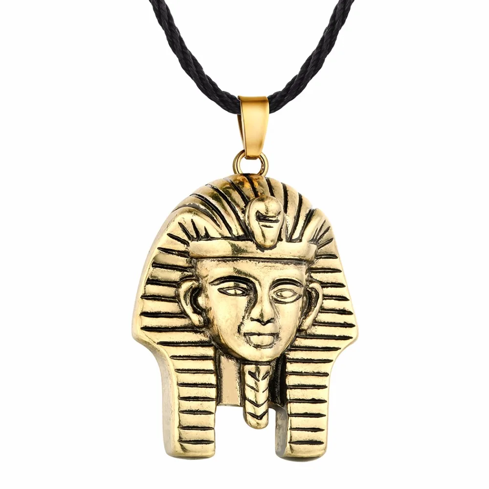 Nostalgia Cleopatra Egyptian Queen Amulet Egypt Pendant Ethnic Jewelry Necklace Women Accessories