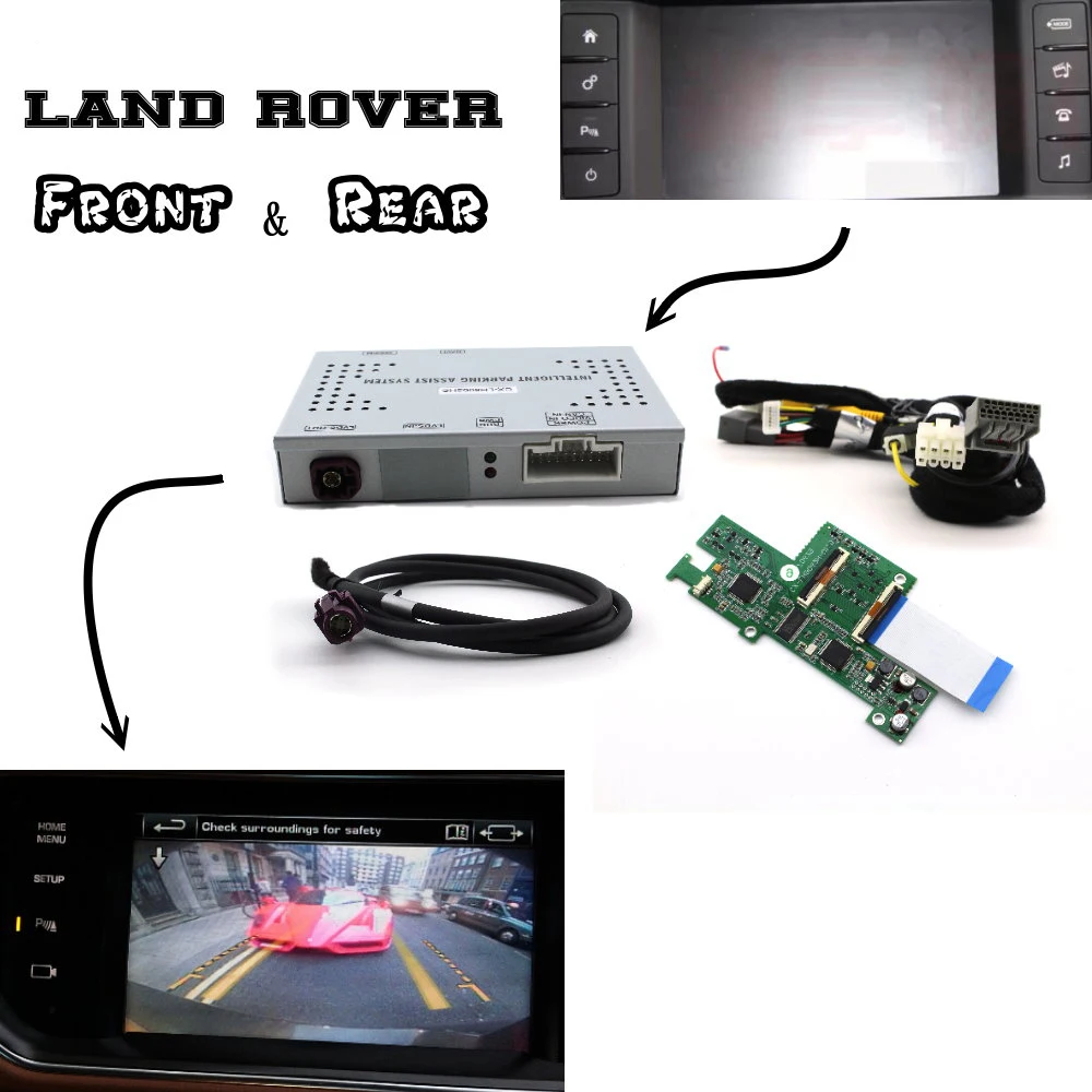 For Land Rover Park Assist Bakcup Rear camera interface Improve for Range Rover sport Velar Evoque Discovery 4 5 Sport