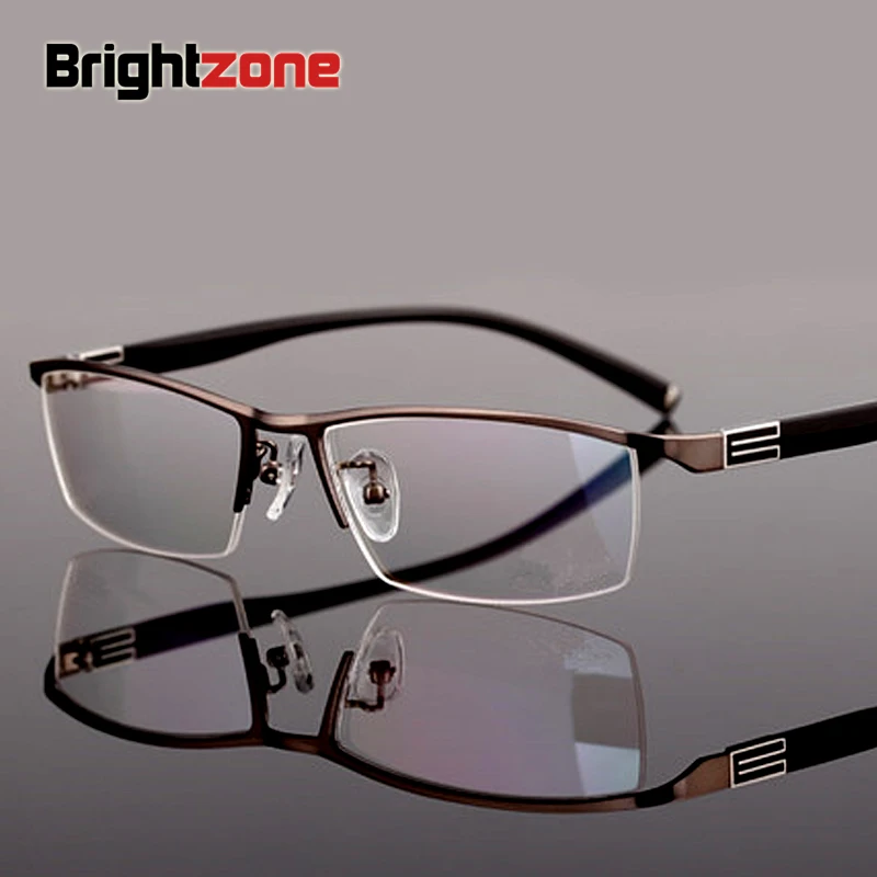 

2023 Fashion High Quality Style Reading Glasse New Presbyopic Half Rim Single Vision Spectacles For Men Hyperopia Optical Frame