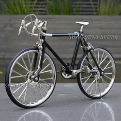 1:10 Scale Diecast Metal Model Toys Racing Bike Bicycle Miniature Replica Collectible