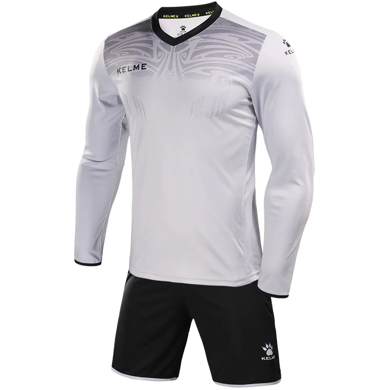 KELME Männer der Torwart Jersey Custom Football Uniformen Männer Training Anzug Schwamm Protector Trikots Fußball Trainingsanzug
