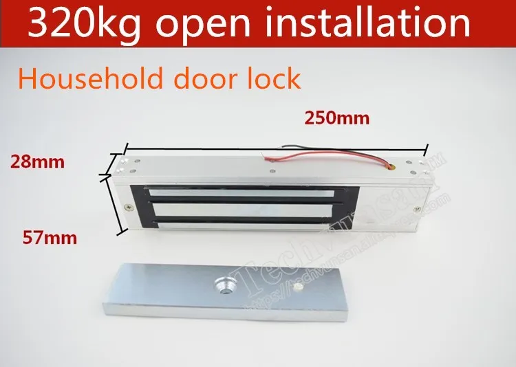 320kg magnetic lock absorbing electromagnetic lock Home office use Door lock room escape room props open concealed installation