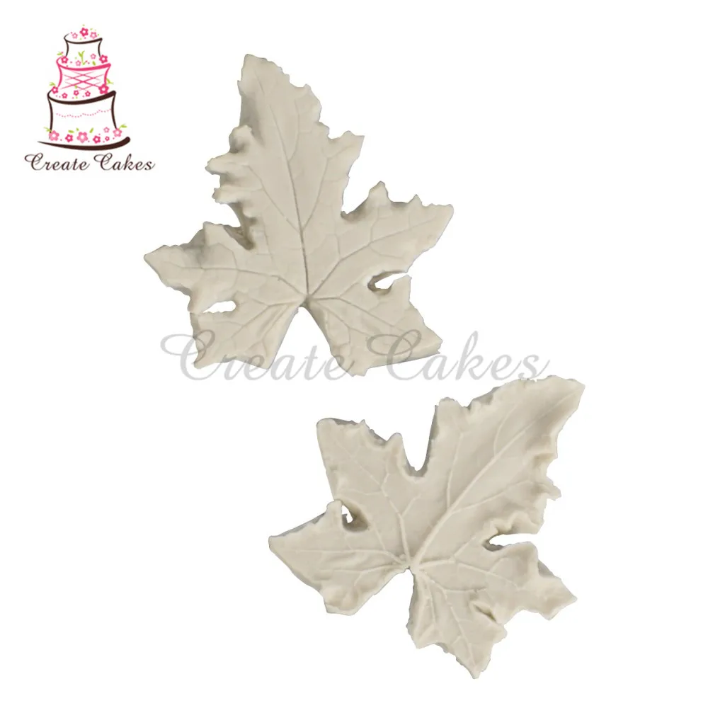 Parasol Leaf Mold for Peony Flower Decoration Stainess Steel Cutter Set Wedding Fondant Cake Sugarcraft Tool Bakeware