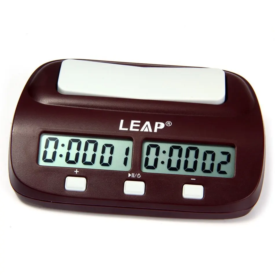 LEAP Digital Professional Chess Clock Count Up Down Timer sport Electronic Chess Clock I-GO Competition Board Game Chess Watch