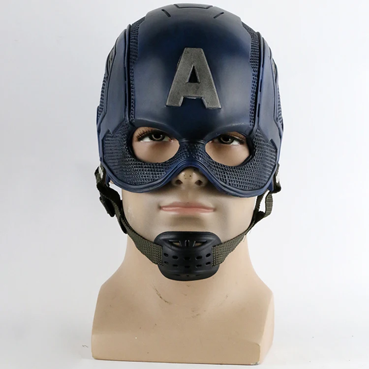 

2016 Movie Superhero Captain America Helmet Helmets Mask Civil War Cosplay Steven Rogers Halloween Costume For Collection