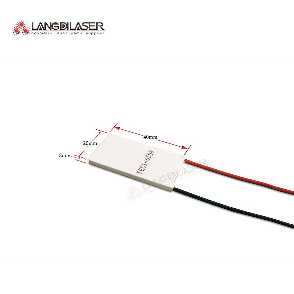 Peltier-Cooling-Plate-TEC1-6308 for IPL handle / Size 20*40*3.0 mm